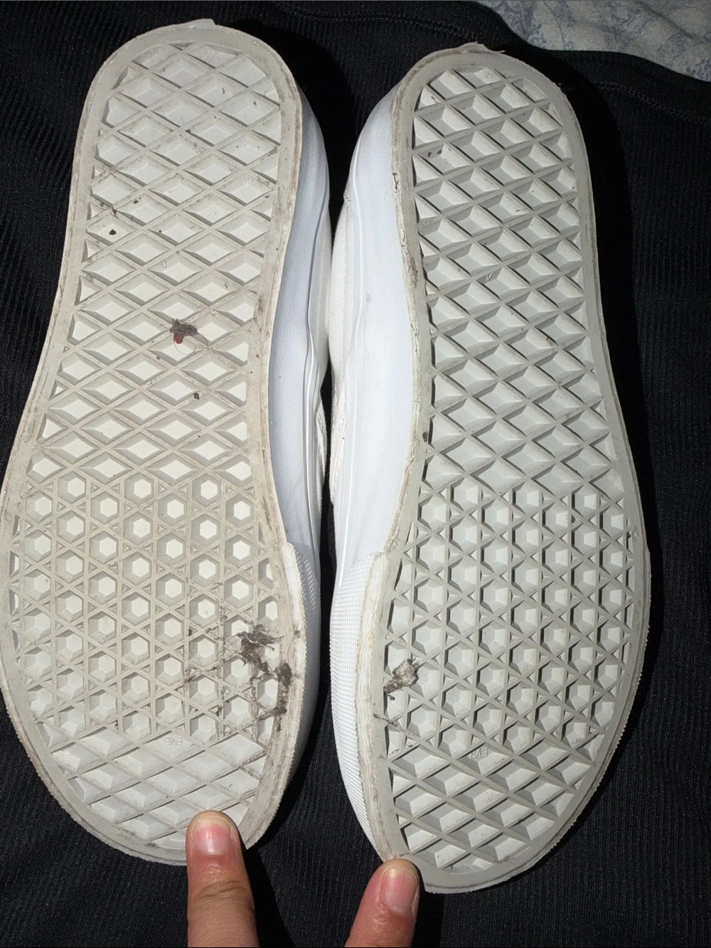 Vans Kids White Slip-On Canvas Sneakers